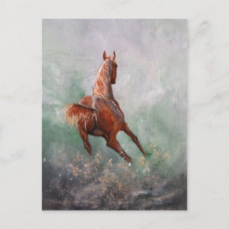 Geboren in Barrel Race Briefkaart