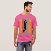 Geboren in Basketball T-shirt (Voorkant volledig)