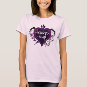 Geboren in Bead (paars) T-shirt