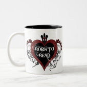 Geboren in Bead (rode) mok (Links)