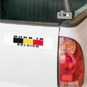 Geboren in België Bumpersticker (Op Truck)