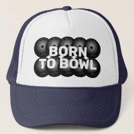 Geboren in Bowl Bowling League Trucker Pet