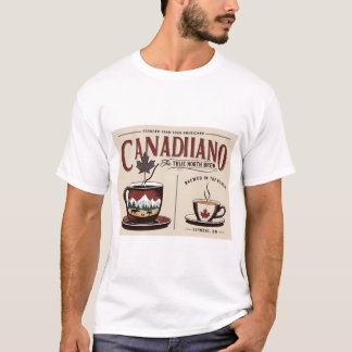 Geboren in Brew Canadiano T-shirt