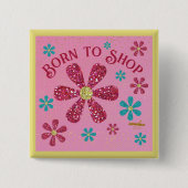 Geboren in Button op winkel (Voorkant)