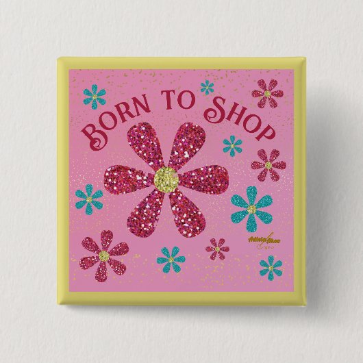 Geboren in Button op winkel (Voorkant)
