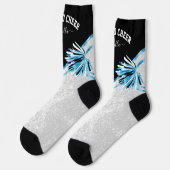 Geboren in Cheer / Dance - Babyblauwe sokken (Links)