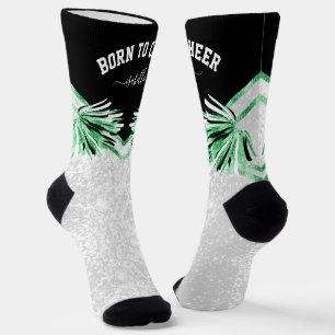 Geboren in Cheer / Dance - Groene sokken