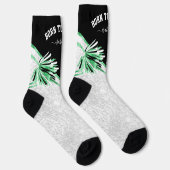 Geboren in Cheer / Dance - Groene sokken (Rechts)