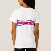Geboren in Cheer - Hot Pink T-shirt (Achterkant)