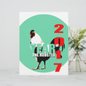 Geboren in Chinees Haan Jaar 2017 Verjaardag PL (Staand voorkant)