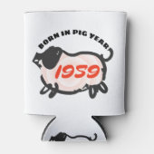 Geboren in Chinees Varkensjaar 1959 Zodiac Koelbox Blikjeskoeler (Voorkant)