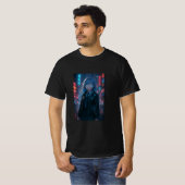 “Geboren in code. Gestyled voor de aarde.” T-shirt (Voorkant volledig)