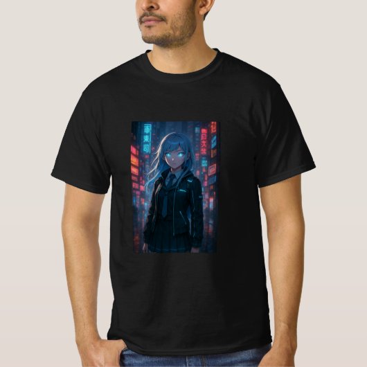 “Geboren in code. Gestyled voor de aarde.” T-shirt (Voorkant)