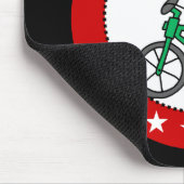 Geboren in Cycle Mousepad Muismat (Hoek)