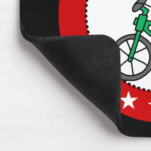 Geboren in Cycle Mousepad Muismat (Hoek)
