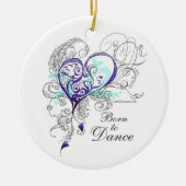 Geboren in Dance 2-Sided Ornament (Voorkant)