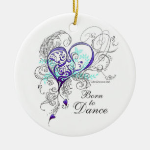 Geboren in Dance 2-Sided Ornament