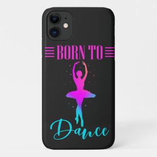 Geboren in Dance Ballerina iPhone/iPad case