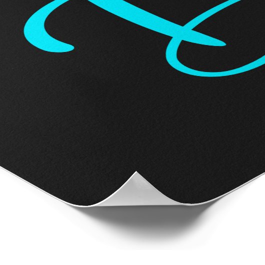 Geboren in Dance Ballerina Poster (Hoek)