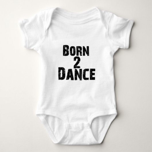 Geboren in Dance Black Romper (Voorkant)