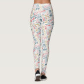 Geboren in Dance Blue ID277 Leggings (Achterkant)