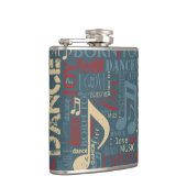 Geboren in Dance Blue/Red/Gold ID277 Heupfles (Rechts)