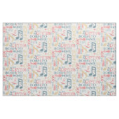 Geboren in Dance Blue/Red/Gold ID277 Stof (Fat Quarter)