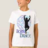 Geboren in Dance Boy T-shirt (Voorkant)