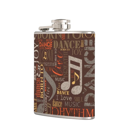 Geboren in Dance Brown ID277 Heupfles (Links)