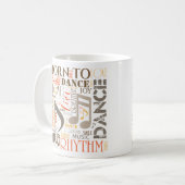 Geboren in Dance Brown ID277 Koffiemok (Voorkant links)