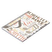 Geboren in Dance Brown ID277 Notitieboek (Linkerzijde)