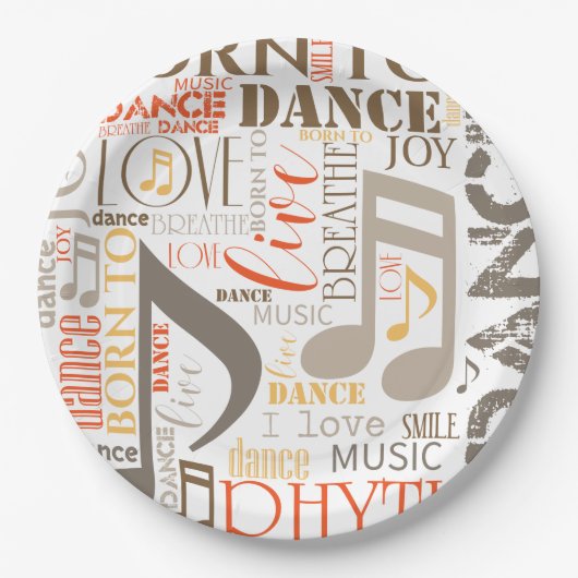 Geboren in Dance Brown ID277 Papieren Bordje (Voorkant)