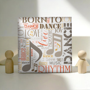 Geboren in Dance Brown ID277 Tegeltje