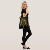 Geboren in Dance (goud) Tote Bag (Op model)