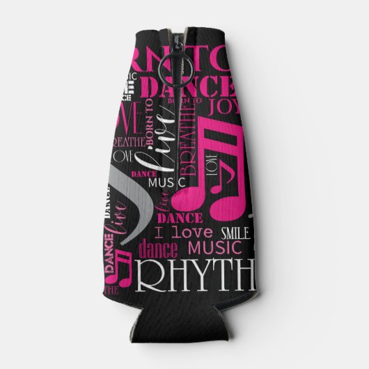 Geboren in Dance Pink ID277 Flesjeskoeler (Achterkant)