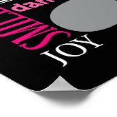 Geboren in Dance Pink ID277 Poster (Hoek)