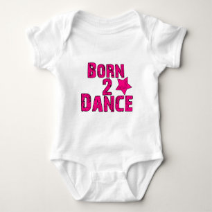 Geboren in Dance Pink Romper