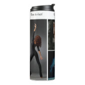 Geboren in Dance Thermal Tumbler Thermosbeker (Gedraaid links)