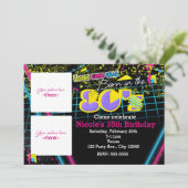 Geboren in de 2 Foto's van de 80. Kaart (Staand voorkant)