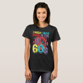 Geboren in de 60s Retro 1960s Hippie Nostalg T-shirt (Voorkant volledig)