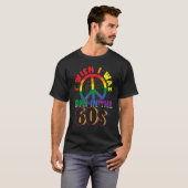 Geboren in de 60s  Retro 1960s Hippie Nostalg T-shirt (Voorkant volledig)