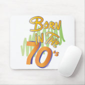 Geboren in de 70s Cool Old AgeFun Muismat (Met muis)