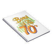 Geboren in de 70s Cool Old AgeFun Notitieboek (Rechterzijde)