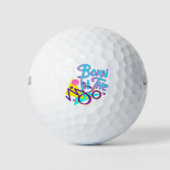 Geboren in de 80s Cool Age Art Golfballen (Voorkant)