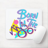 Geboren in de 80s Cool Age Art Muismat (Met muis)