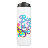 Geboren in de 80s Cool Age Art Thermosbeker (Voorkant)