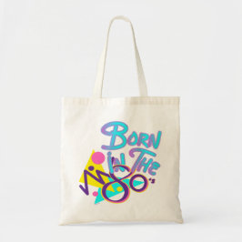 Geboren in de 80s Cool Age Art Tote Bag