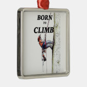 Geboren in de boomchirurg metalen ornament (Rechts)
