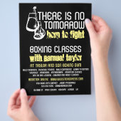 Geboren in de gevechten, boxing Club, boxing Train Flyer (Hand)