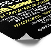 Geboren in de gevechten, boxing Club, boxing Train Poster (Hoek)